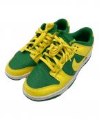 NIKEナイキ）の古着「Dunk Low REVERSE BRAZIL」｜グリーン×イエロー