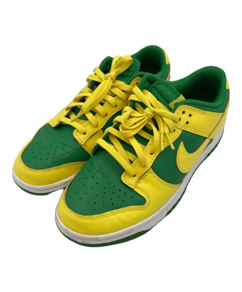 NIKE（ナイキ）NIKE (ナイキ) Dunk Low REVERSE BRAZIL グリーン×イエロー サイズ:28.5cmの古着・服飾アイテム