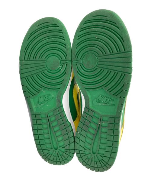 NIKE（ナイキ）NIKE (ナイキ) Dunk Low REVERSE BRAZIL グリーン×イエロー サイズ:28.5cmの古着・服飾アイテム