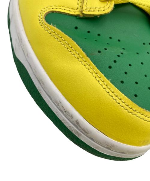 NIKE（ナイキ）NIKE (ナイキ) Dunk Low REVERSE BRAZIL グリーン×イエロー サイズ:28.5cmの古着・服飾アイテム