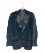 Yves Saint Laurentイヴサンローラン）の古着「ベロアタキシードジャケット」｜ブラック