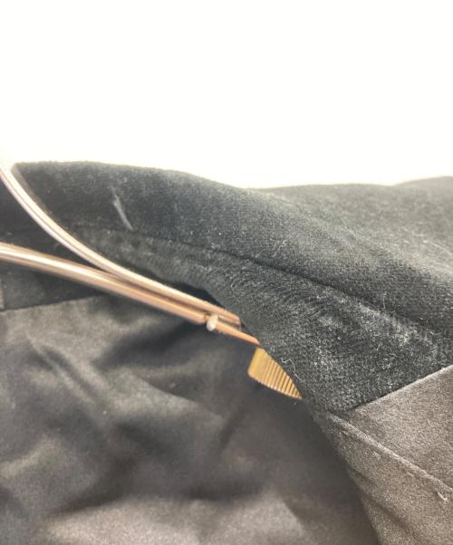 Yves Saint Laurent（イヴサンローラン）Yves Saint Laurent (イヴサンローラン) ベロアタキシードジャケット ブラック サイズ:50の古着・服飾アイテム