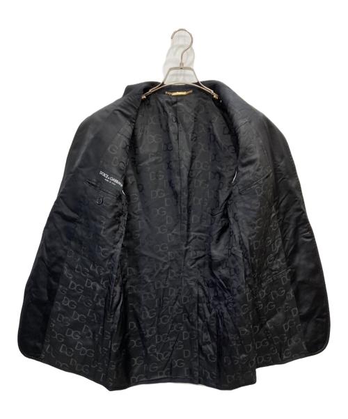 DOLCE & GABBANA（ドルチェ＆ガッバーナ）DOLCE & GABBANA (ドルチェ＆ガッバーナ) タキシードジャケット ブラック サイズ:46の古着・服飾アイテム
