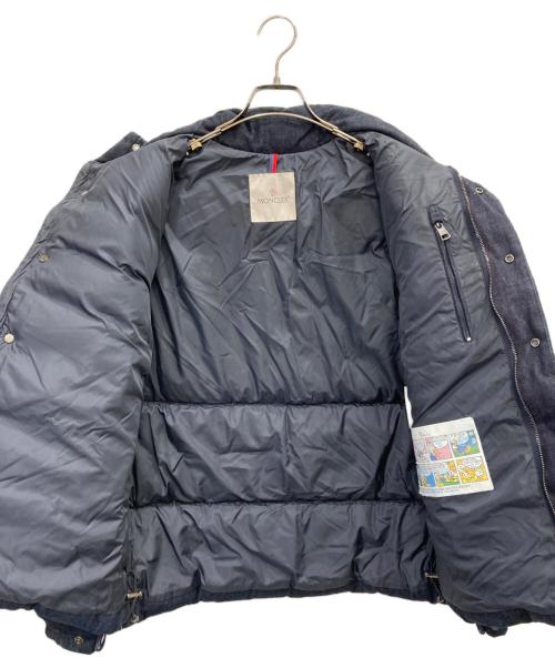 MONCLER（モンクレール）MONCLER (モンクレール) BREVAL/デニムダウンジャケット インディゴ サイズ:1の古着・服飾アイテム