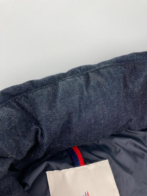 MONCLER（モンクレール）MONCLER (モンクレール) BREVAL/デニムダウンジャケット インディゴ サイズ:1の古着・服飾アイテム