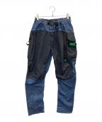 HAKU MOUNTAIN SUPPLYハク マウンテン サプライ）の古着「ハンズフリーカーゴパンツ」｜インディゴ