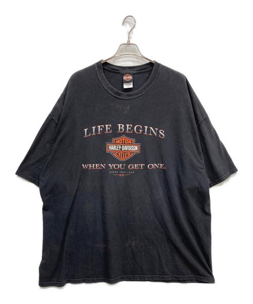 HARLEY-DAVIDSON（ハーレーダビッドソン）HARLEY-DAVIDSON (ハーレーダビッドソン) Tシャツ ブラック サイズ:4XLの古着・服飾アイテム