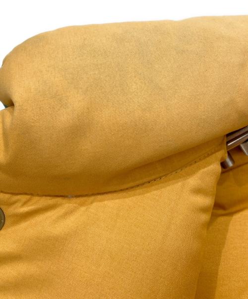 WAREHOUSE（ウエアハウス）WAREHOUSE (ウエアハウス) ウエスタンレザーヨークダウンベスト ベージュ×グリーン サイズ:Sの古着・服飾アイテム