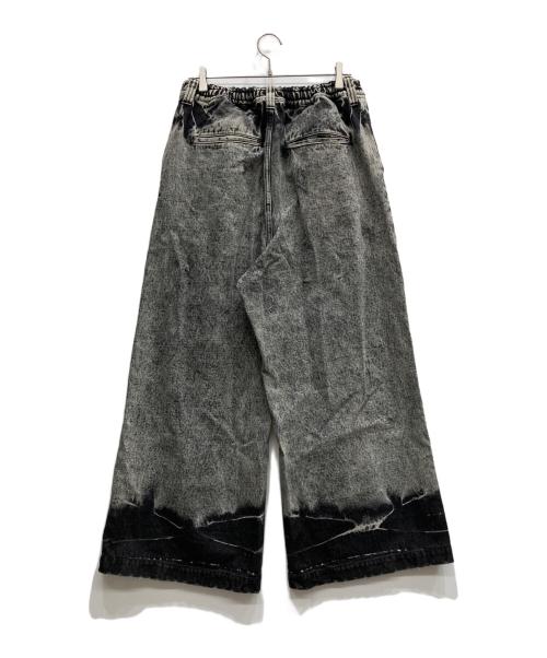 MAISON SPECIAL（メゾンスペシャル）MAISON SPECIAL (メゾンスペシャル) Destroy Denim Prime-Wide Pants/デストロイデニムプライムワイドパンツ ブラック サイズ:1の古着・服飾アイテム