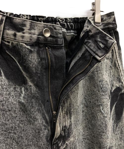 MAISON SPECIAL（メゾンスペシャル）MAISON SPECIAL (メゾンスペシャル) Destroy Denim Prime-Wide Pants/デストロイデニムプライムワイドパンツ ブラック サイズ:1の古着・服飾アイテム
