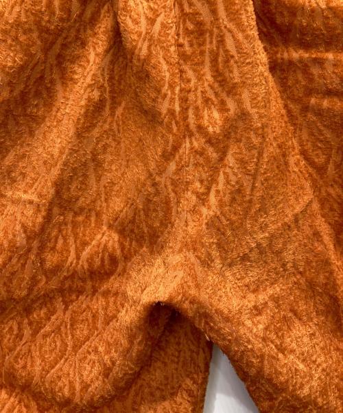 MAISON SPECIAL（メゾンスペシャル）MAISON SPECIAL (メゾンスペシャル) カットオフシャイニーリー フジャガードワンタックワイドパンツ オレンジ サイズ:02の古着・服飾アイテム