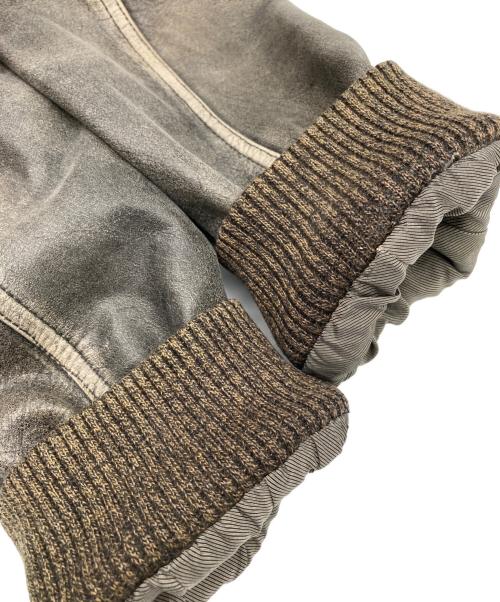 TANNERS AVENUE（タンナーズアヴェニュー）TANNERS AVENUE (タンナーズアヴェニュー) レザージャケット グレー サイズ:Lの古着・服飾アイテム