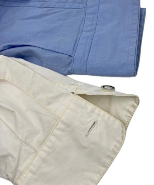 MARNI（マルニ）MARNI (マルニ) ドッキングシャツ ブルー×ホワイト サイズ:36の古着・服飾アイテム