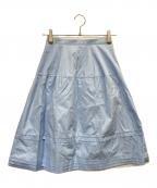 MARNIマルニ）の古着「ひざ丈切替スカート」｜ブルー