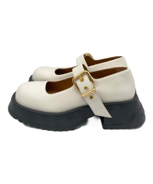 MARNI（マルニ）MARNI (マルニ) メリージェーン厚底シューズ アイボリー サイズ:37の古着・服飾アイテム