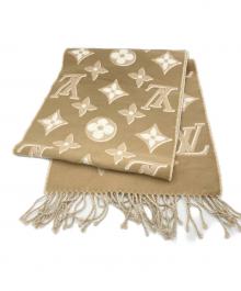 LOUIS VUITTON（ルイ ヴィトン）の古着「LVエセンシャル シャイン/マフラー」｜ベージュ