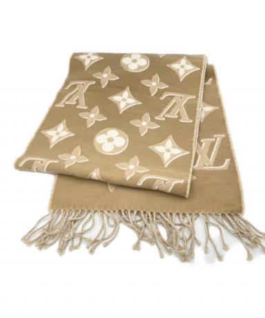 Louis Vuitton ベージュ ロゴマフラー タグ付き ノベルティ 中古・古着通販】LOUIS VUITTON (ルイ ヴィトン) LVエセンシャル