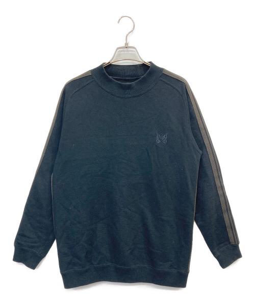 Needles（ニードルズ）Needles (ニードルズ) Mock Neck PO- Sweat（モックネック プルオーバースウェット） ブラック サイズ:Sの古着・服飾アイテム
