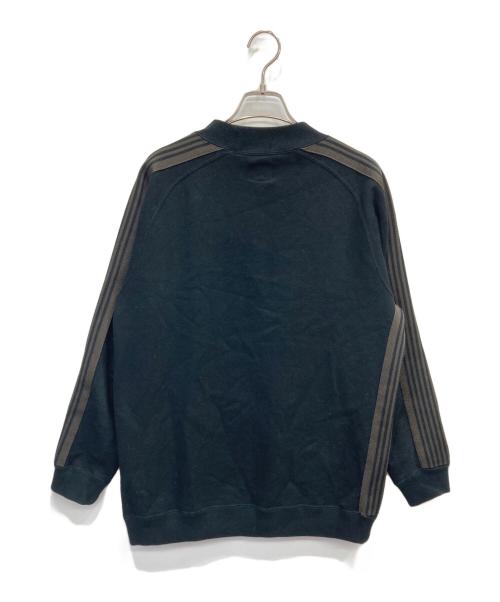 Needles（ニードルズ）Needles (ニードルズ) Mock Neck PO- Sweat（モックネック プルオーバースウェット） ブラック サイズ:Sの古着・服飾アイテム