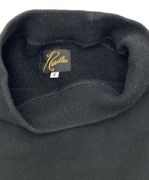 Needles（ニードルズ）Needles (ニードルズ) Mock Neck PO- Sweat（モックネック プルオーバースウェット） ブラック サイズ:Sの古着・服飾アイテム