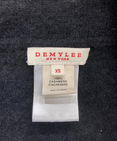 DEMYLEE（デミリー）DEMYLEE (デミリー) カシミヤニットジャケット ブラック サイズ:XSの古着・服飾アイテム