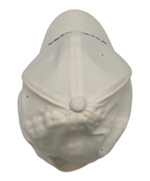 BALENCIAGA（バレンシアガ）BALENCIAGA (バレンシアガ) ロゴ刺繍ベースボールキャップ ホワイト サイズ:58/Lの古着・服飾アイテム