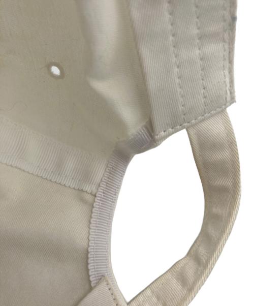 BALENCIAGA（バレンシアガ）BALENCIAGA (バレンシアガ) ロゴ刺繍ベースボールキャップ ホワイト サイズ:58/Lの古着・服飾アイテム