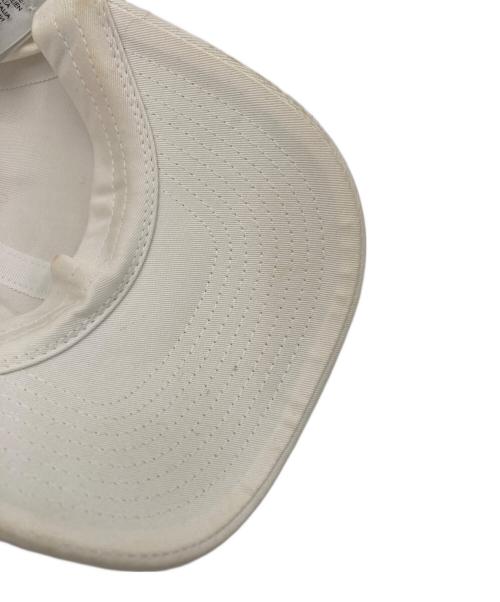 BALENCIAGA（バレンシアガ）BALENCIAGA (バレンシアガ) ロゴ刺繍ベースボールキャップ ホワイト サイズ:58/Lの古着・服飾アイテム