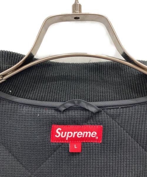SUPREME（シュプリーム）SUPREME (シュプリーム) Quit Your Job Quilting Work Jacket ブラック サイズ:Lの古着・服飾アイテム
