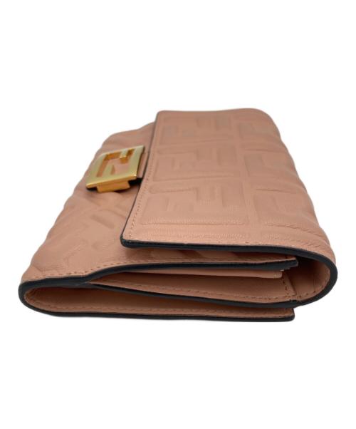 FENDI（フェンディ）FENDI (フェンディ) ミディアムウォレット ピンク サイズ:表記なしの古着・服飾アイテム