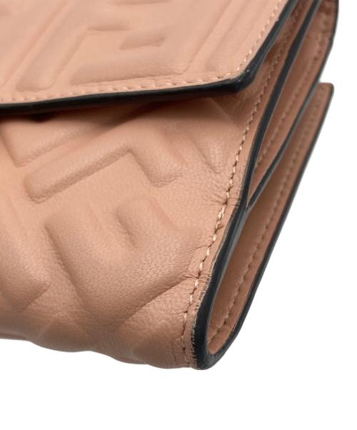 FENDI（フェンディ）FENDI (フェンディ) ミディアムウォレット ピンク サイズ:表記なしの古着・服飾アイテム