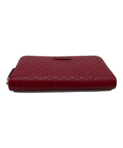 GUCCI（グッチ）GUCCI (グッチ) マイクログッチラウンドファスナー レッド サイズ:表記なしの古着・服飾アイテム