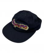 SUPREMEシュプリーム）の古着「GONZ LOGO 6-PANEL CAP」｜ネイビー
