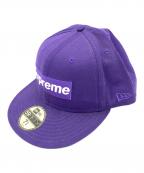 SUPREME×New Eraシュプリーム×ニューエラ）の古着「World Famous Box Logo New Era」｜パープル