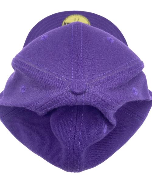 SUPREME（シュプリーム）SUPREME (シュプリーム) New Era (ニューエラ) World Famous Box Logo New Era パープル サイズ:7 3/8(58.7cm)の古着・服飾アイテム