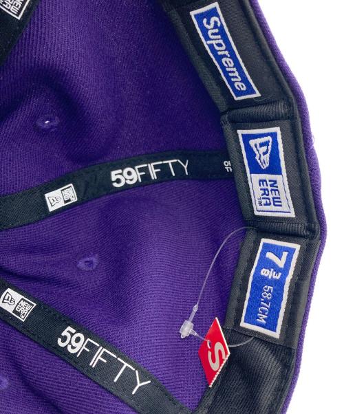 SUPREME（シュプリーム）SUPREME (シュプリーム) New Era (ニューエラ) World Famous Box Logo New Era パープル サイズ:7 3/8(58.7cm)の古着・服飾アイテム