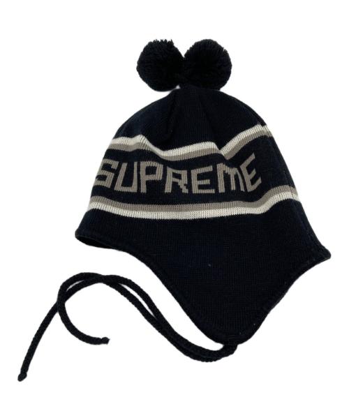 SUPREME（シュプリーム）SUPREME (シュプリーム) Earflap Beanie ブラックの古着・服飾アイテム