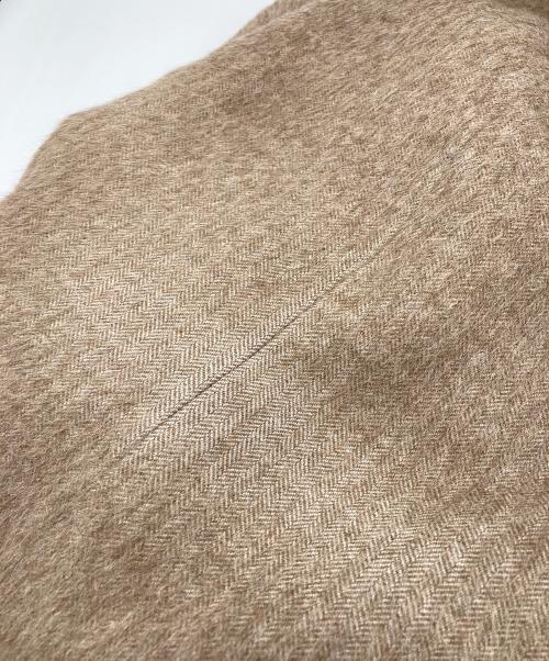 ATON（エイトン）ATON (エイトン) TOMORROW LAND (トゥモローランド) アルパカウールロングコート キャメル サイズ:Sの古着・服飾アイテム
