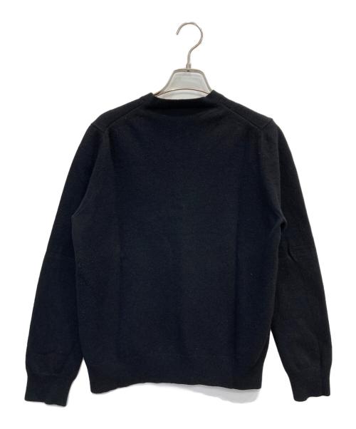PLAY COMME des GARCONS（プレイコムデギャルソン）PLAY COMME des GARCONS (プレイコムデギャルソン) Vネックニット ブラック サイズ:不明の古着・服飾アイテム