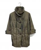 YOSHIE INABAヨシエ イナバ）の古着「スタンドカラーダウンコート」｜オリーブ
