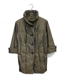 YOSHIE INABA（ヨシエ イナバ）の古着「スタンドカラーダウンコート」｜オリーブ