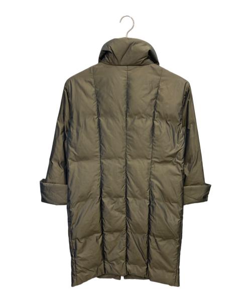 YOSHIE INABA（ヨシエ イナバ）YOSHIE INABA (ヨシエ イナバ) スタンドカラーダウンコート オリーブ サイズ:7の古着・服飾アイテム