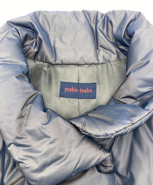 YOSHIE INABA（ヨシエ イナバ）YOSHIE INABA (ヨシエ イナバ) スタンドカラーダウンコート オリーブ サイズ:7の古着・服飾アイテム
