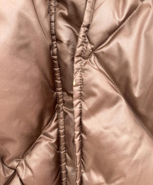 BURBERRY LONDON（バーバリーロンドン）BURBERRY LONDON (バーバリーロンドン) フード付きダウンコート ブラウン サイズ:Ⅼの古着・服飾アイテム