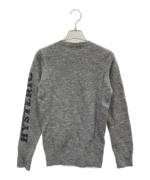 Hysteric Glamour（ヒステリックグラマー）Hysteric Glamour (ヒステリックグラマー) ヒスガールプリントカーディガン グレー サイズ:FREEの古着・服飾アイテム