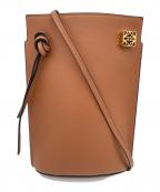 LOEWEロエベ）の古着「DICE POCKET/ダイスポケット/ ショルダーバッグ」｜ブラウン