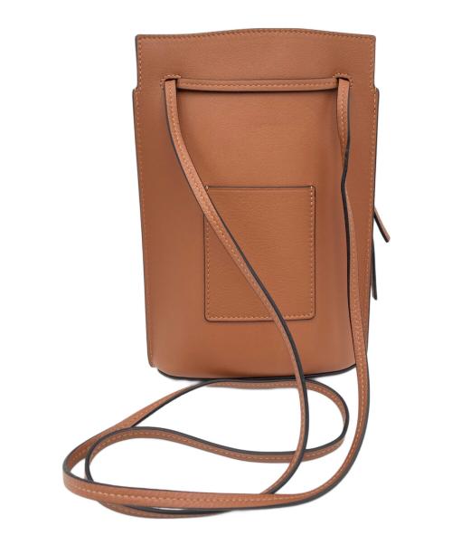 LOEWE（ロエベ）LOEWE (ロエベ) DICE POCKET/ダイスポケット/ ショルダーバッグ ブラウン サイズ:表示なしの古着・服飾アイテム