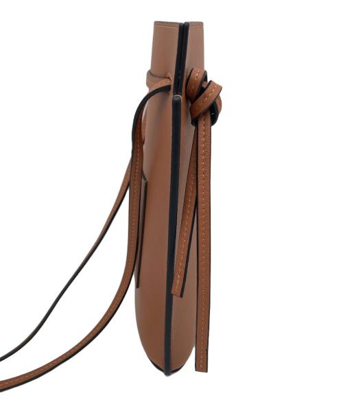 LOEWE（ロエベ）LOEWE (ロエベ) DICE POCKET/ダイスポケット/ ショルダーバッグ ブラウン サイズ:表示なしの古着・服飾アイテム