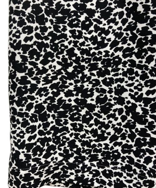 Curensology（カレンソロジー）Curensology (カレンソロジー) モノトーンプリントスカート ブラック サイズ:S 未使用品の古着・服飾アイテム