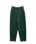 Curensology（カレンソロジー）の古着「センタープレスパンツ」｜グリーン